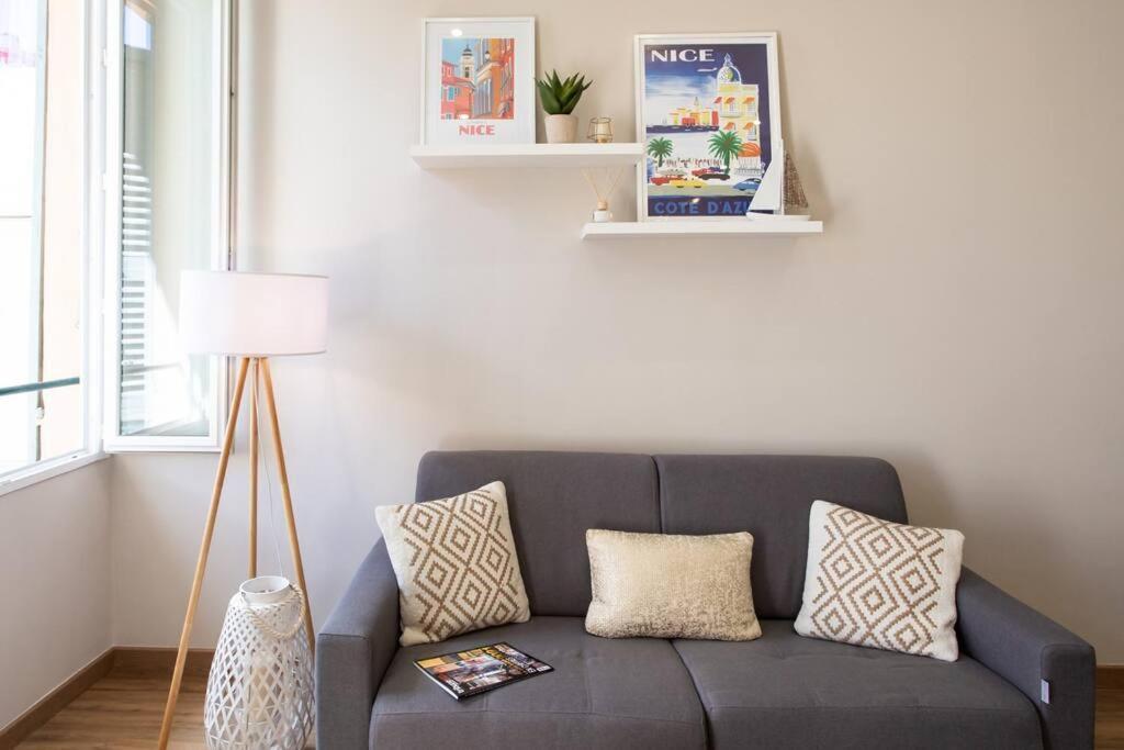 L19 1Bdr Massena Central 2Mins Sea/Promenadeac/Balcony 니스 외부 사진
