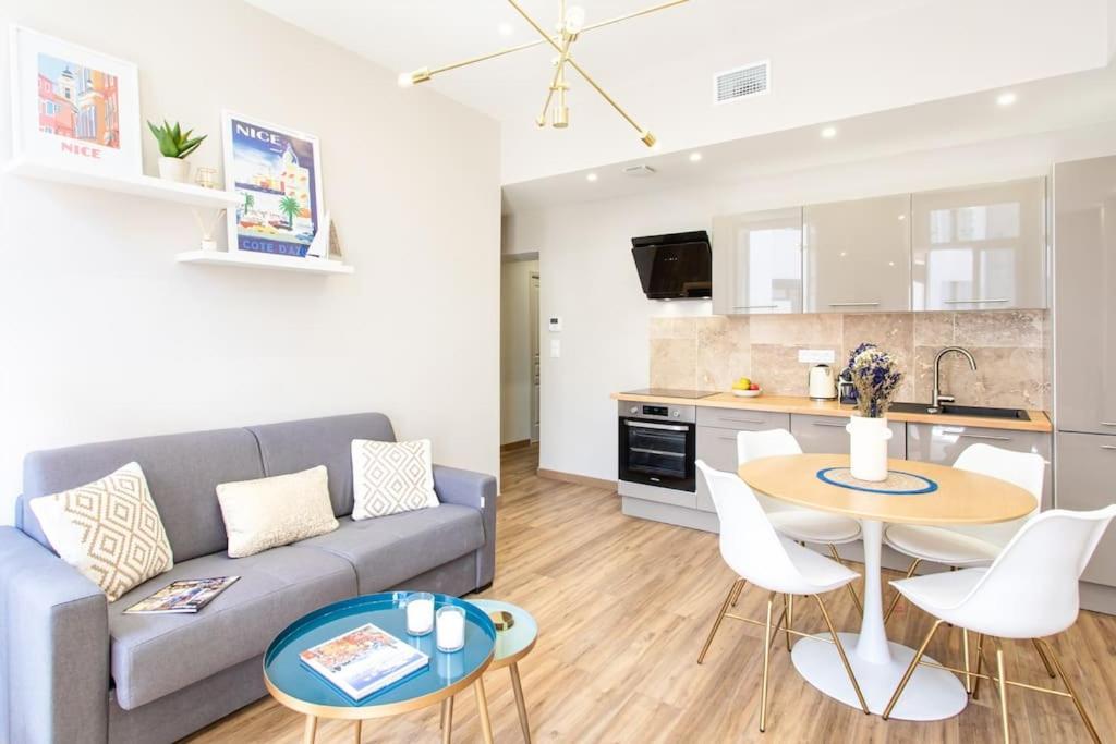 L19 1Bdr Massena Central 2Mins Sea/Promenadeac/Balcony 니스 외부 사진