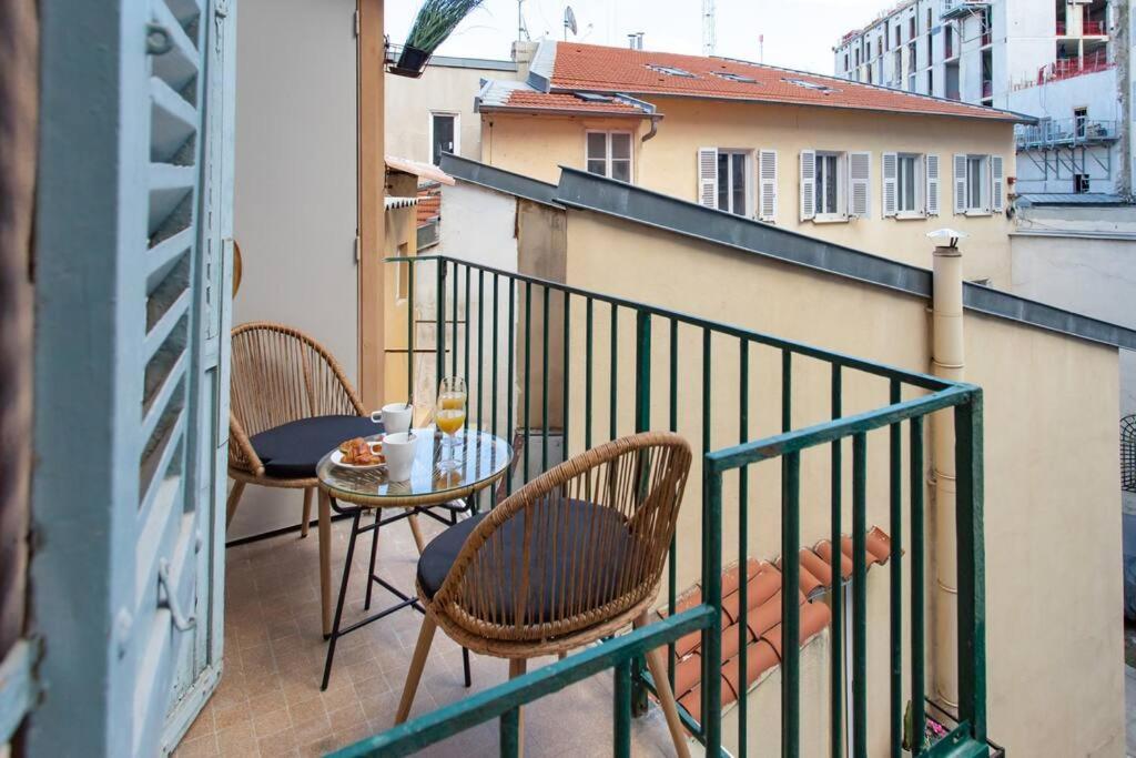 L19 1Bdr Massena Central 2Mins Sea/Promenadeac/Balcony 니스 외부 사진
